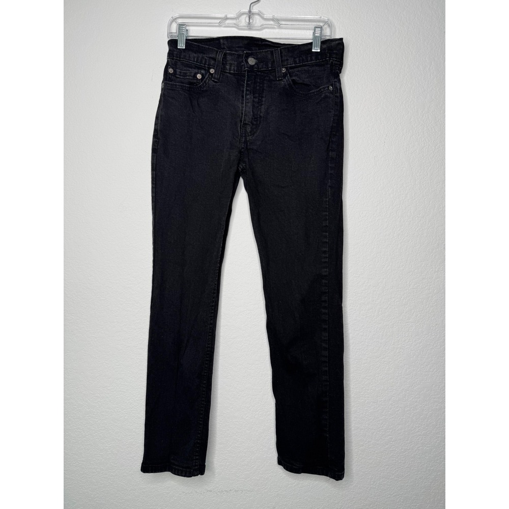 Levis 511 Slim Fit Mens Black Denim Jeans‎ 30x30 04511-1907 Faded Classic Punk